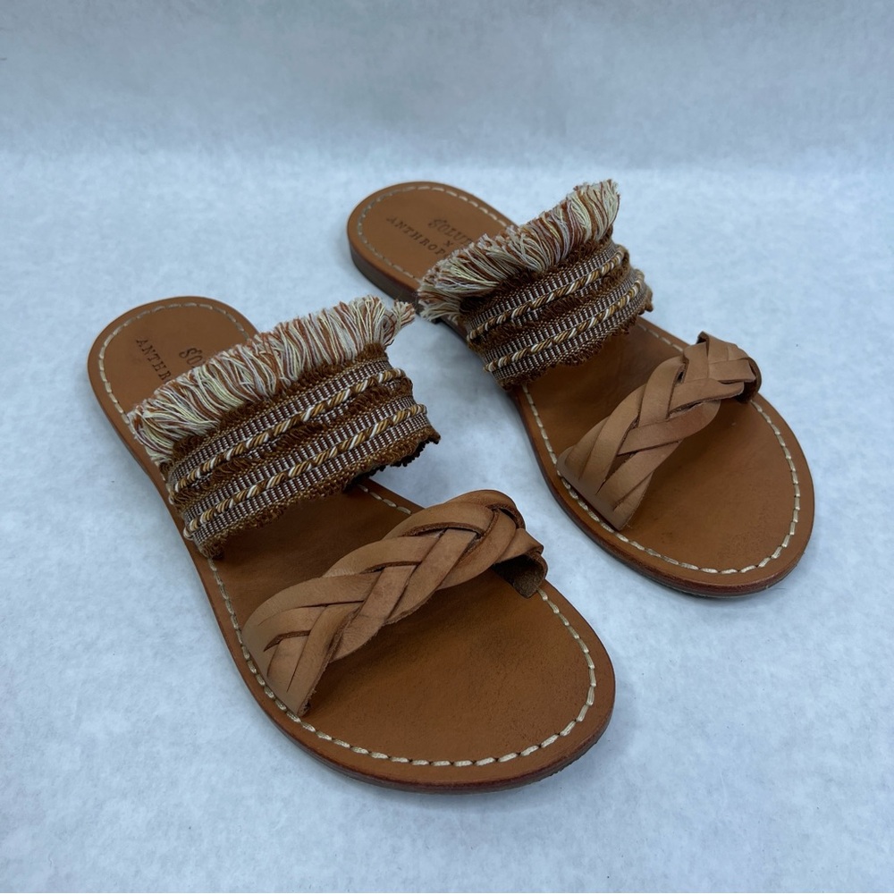 SOLUDOS x ANTHROPOLOGIE Panarea Braided
Slide Sandals - Sz 7 - Picture 5 of 13